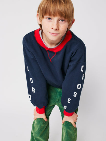Bobo Choses color block sweatshirt Kids Bobo Choses BEBE Concept 