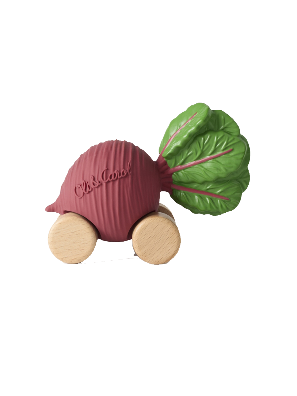 Pierwszy samochodzik z kauczuku Oli & Carol BEBE Concept 