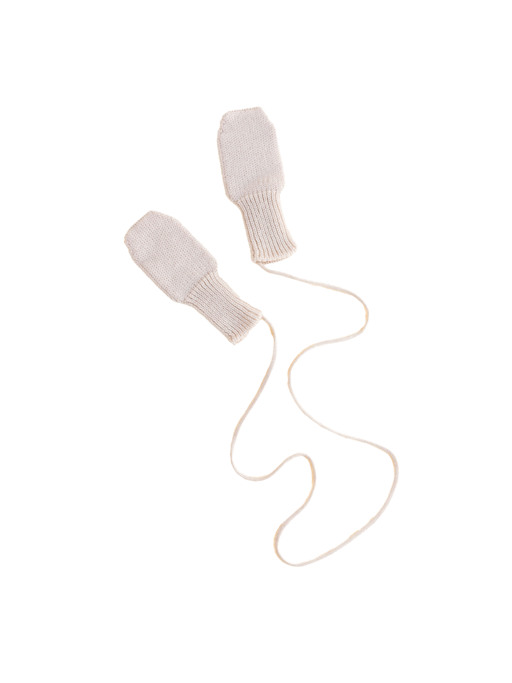 Miękkie rękawiczki z wełny merino Hvid BEBE Concept 