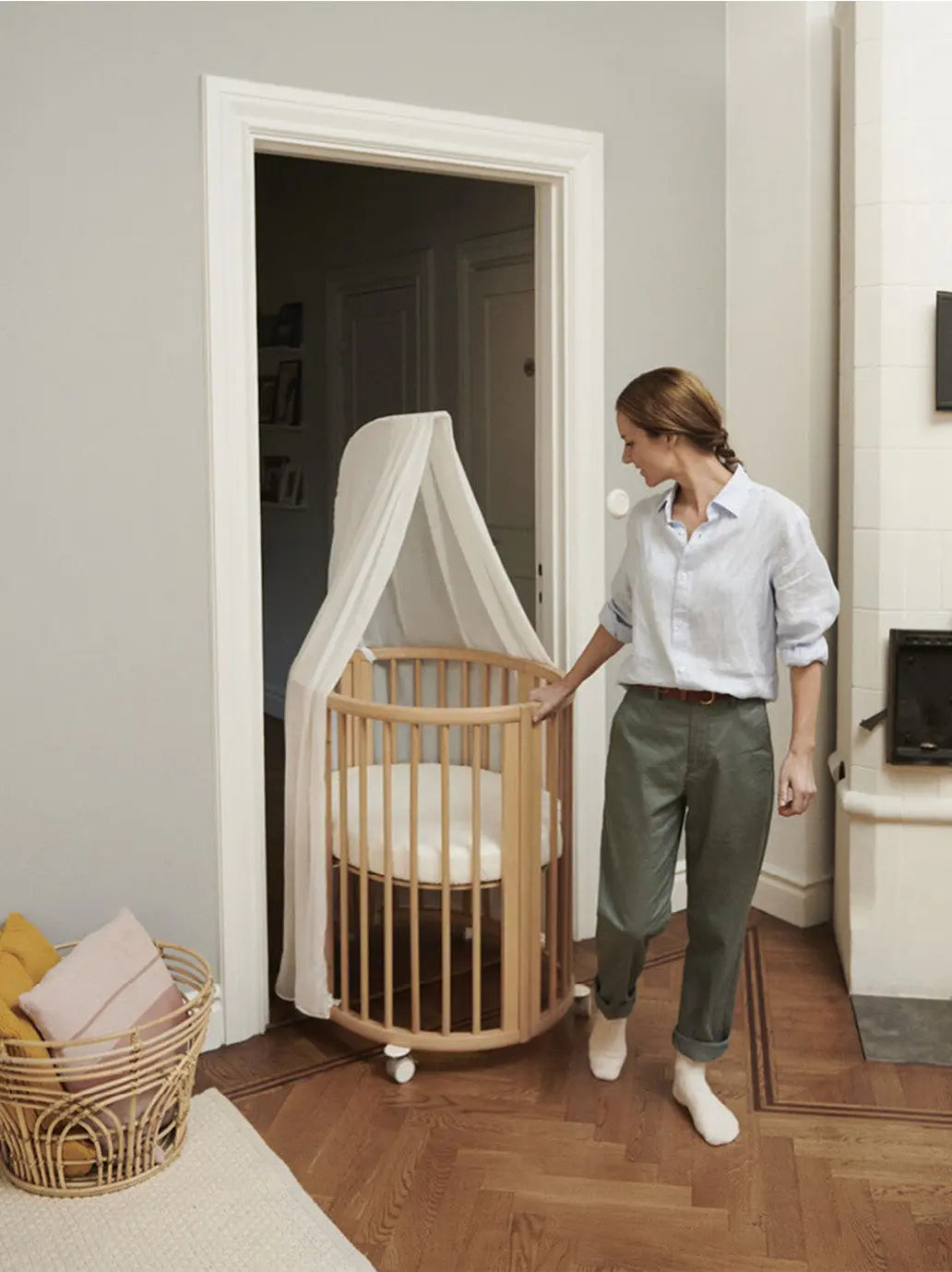 Łóżeczko rosnące z dzieckiem Sleepi Mini Stokke BEBE Concept 