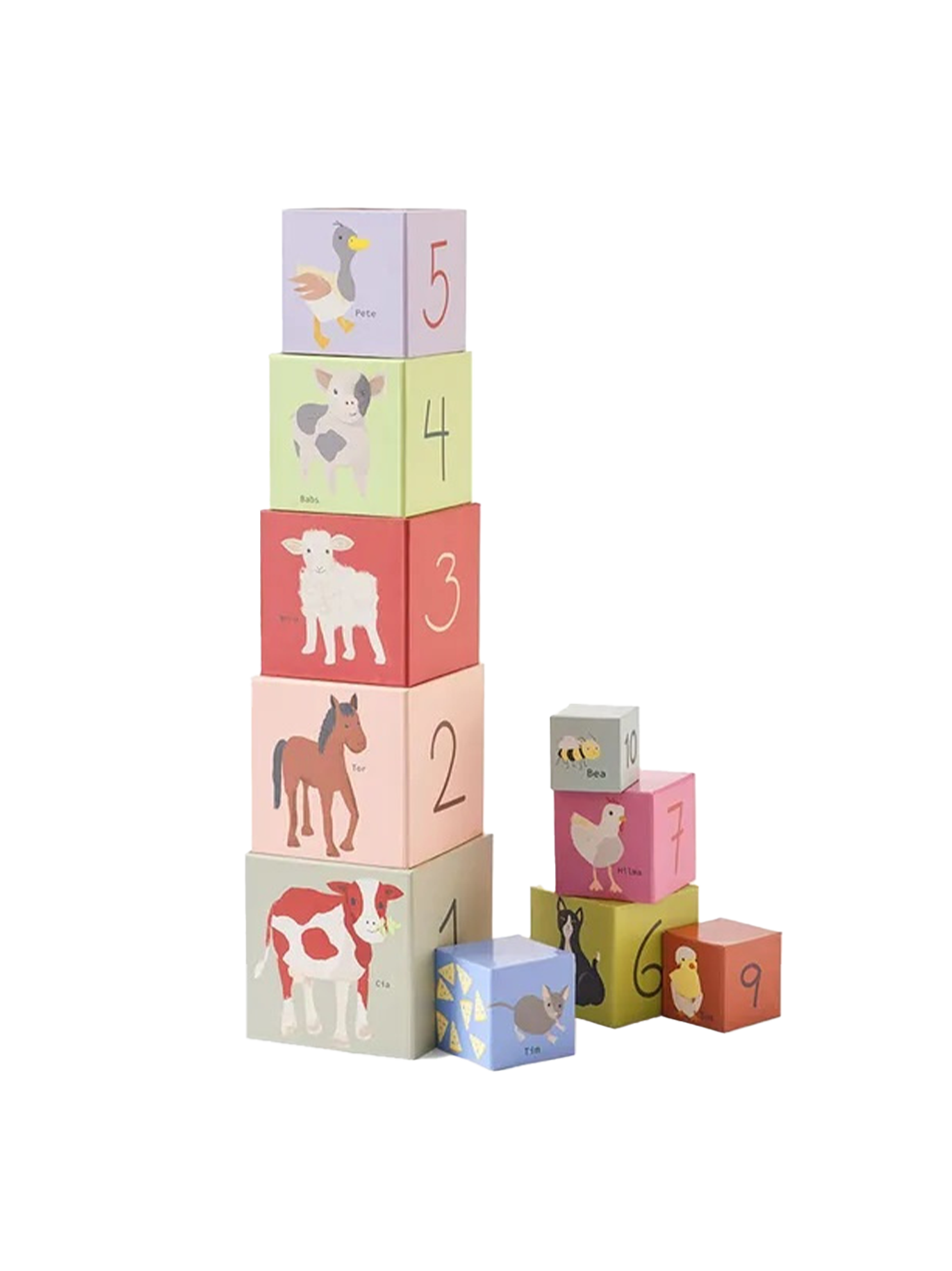 Tekturowa piramida Kids Concept BEBE Concept 