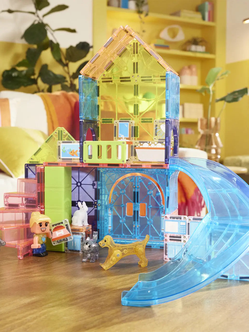 Klocki Magnetyczne Pet Playhouse Magna-Tiles BEBE Concept 