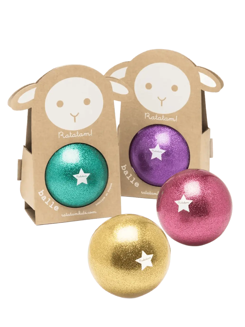 Mała piłka Balloon Ball 10 cm Ratatam BEBE Concept 