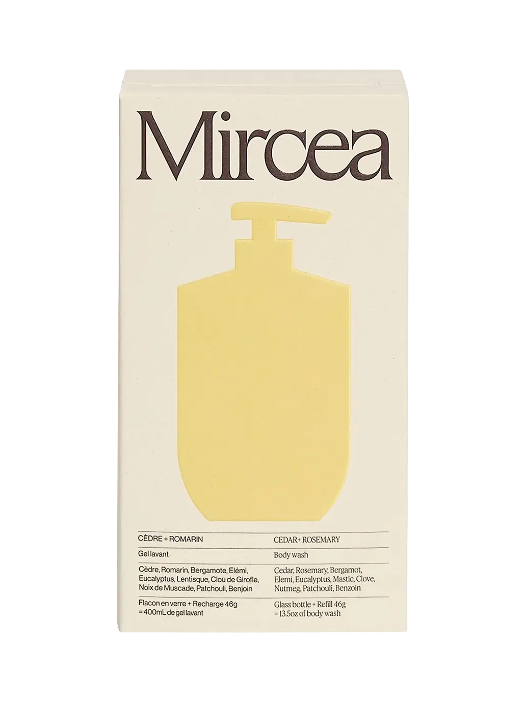 Hand & Body Wash 400 ml Mircea BEBE Concept 