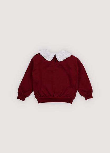 Bluza z ozdobnym kołnierzem Angela Sweatshirt The New Society BEBE Concept 