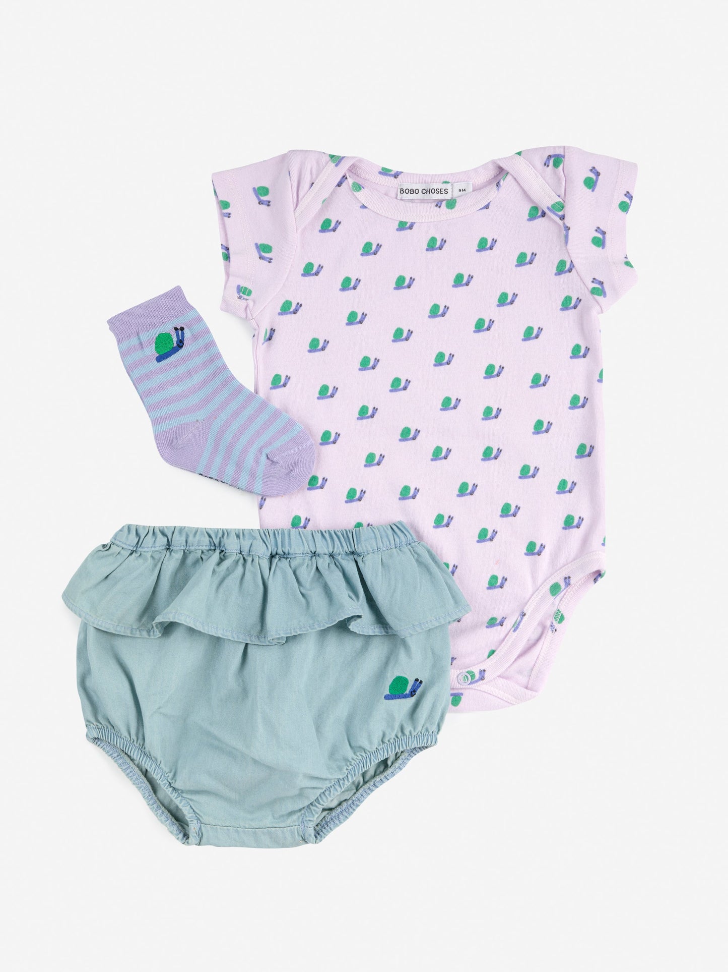 Zestaw prezentowy Funny Snail gift set Bobo Choses BEBE Concept 