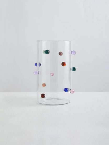 Szklany wazon Pomponette Vase Maison Balzac BEBE Concept 
