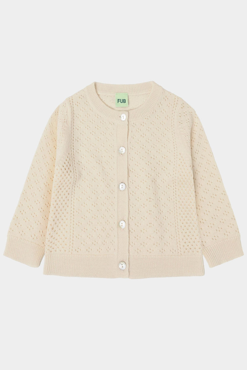 Sweterek merino Baby Pointelle Cardigan FUB BEBE Concept 