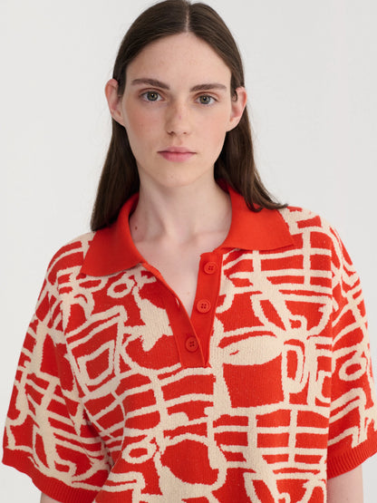Cookery festival jacquard knitted polo Bobo Choses BEBE Concept 