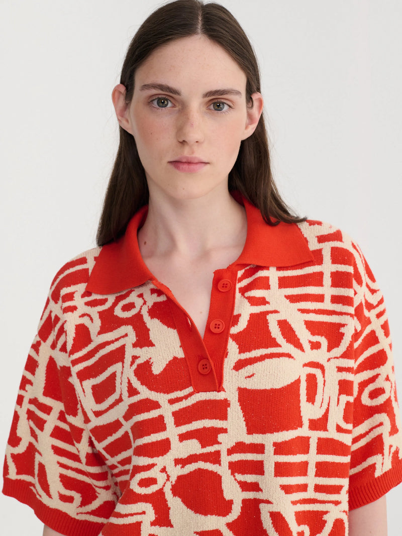 Cookery festival jacquard knitted polo Bobo Choses BEBE Concept 