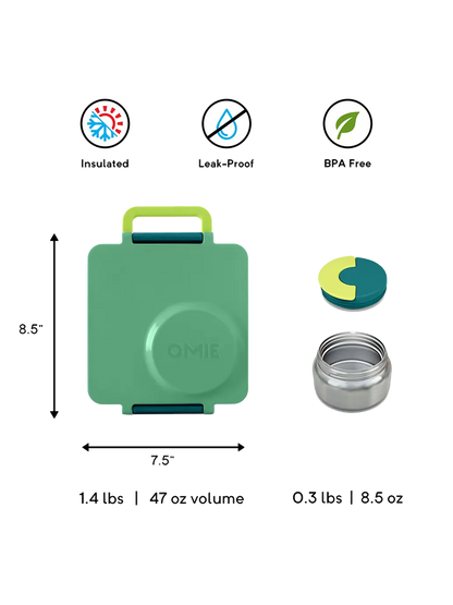 OmieBox lunchbox z termosem i przegródkami OMIE BEBE Concept 