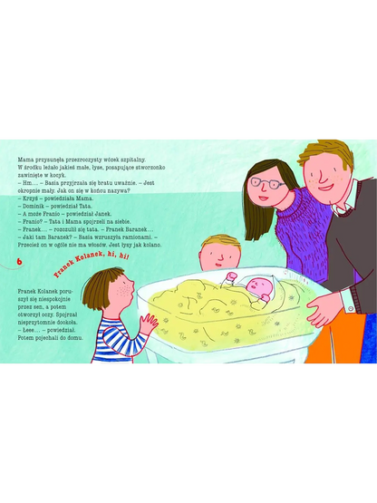 Basia i nowy braciszek Wydawnictwo Harper BEBE Concept 