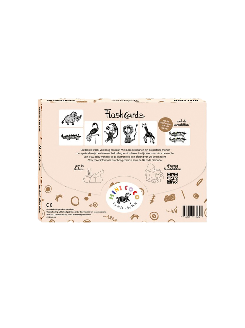 Karty kontrastowe dla niemowląt Mini Coco BEBE Concept 