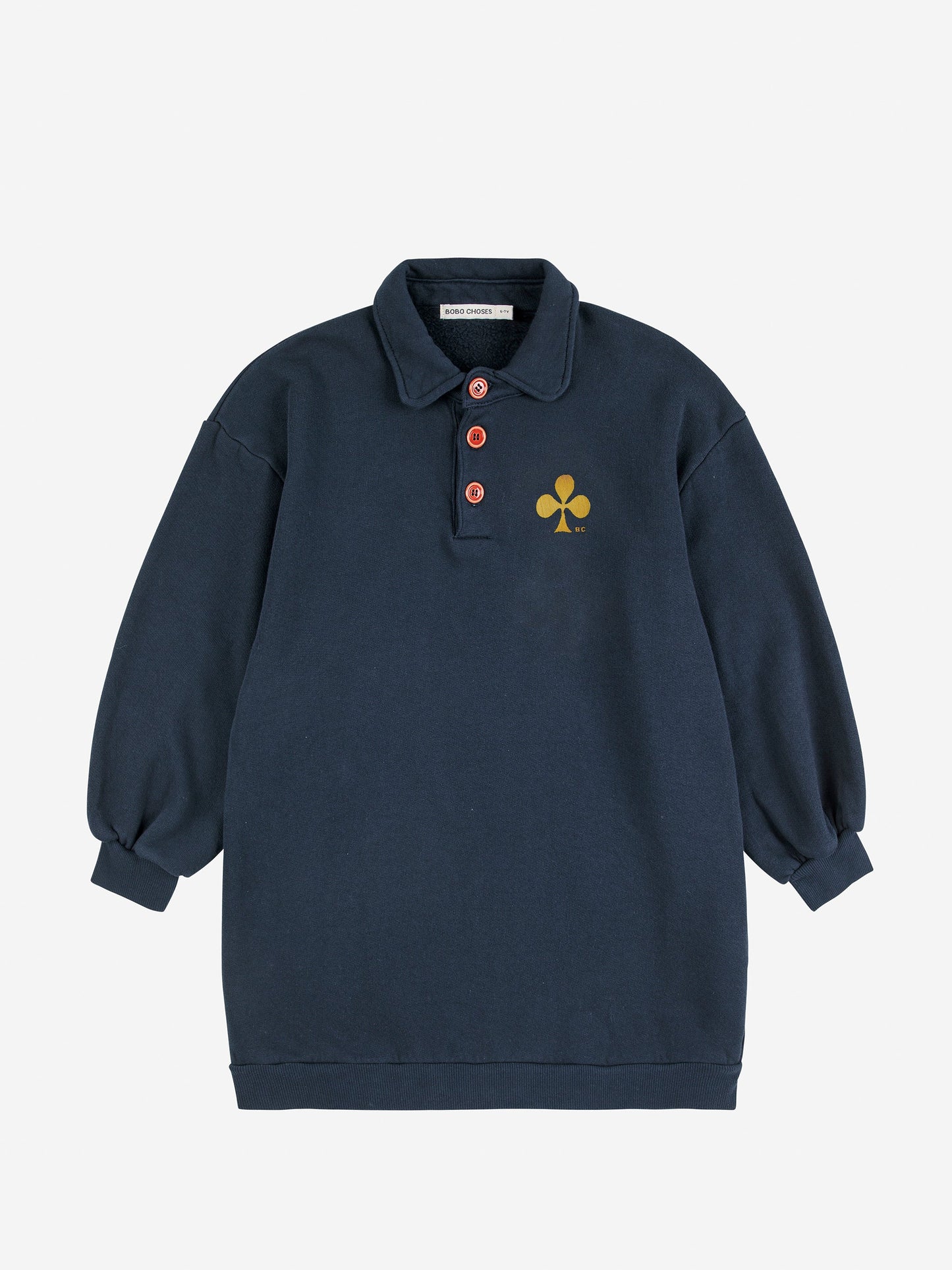 Clover polo sweatshirt dress Kids Bobo Choses BEBE Concept 