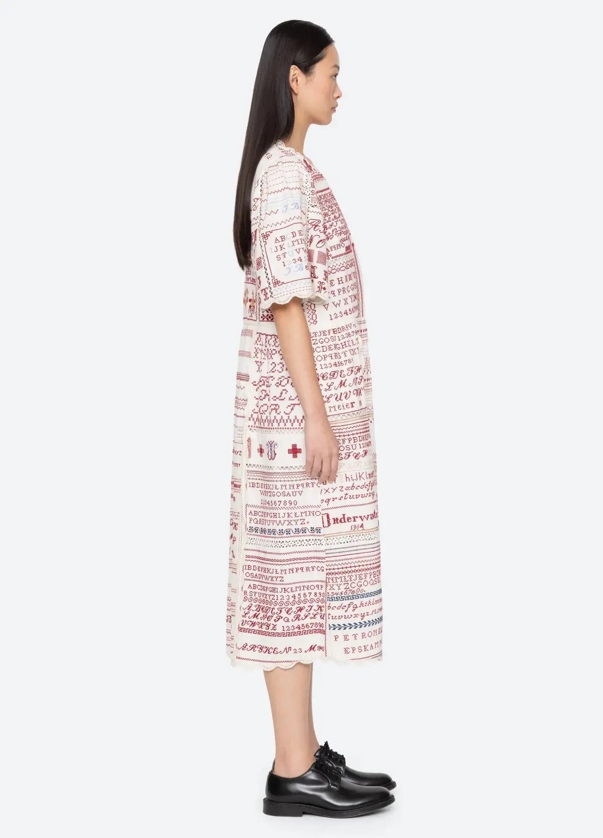 Kit embroidery midi dress SEA New York BEBE Concept 