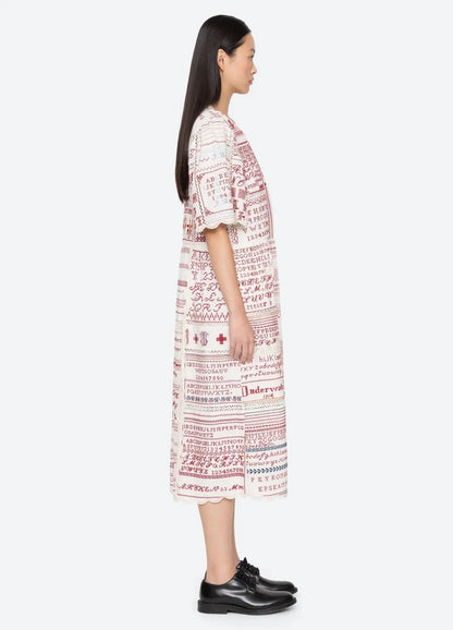 Kit embroidery midi dress SEA New York BEBE Concept 