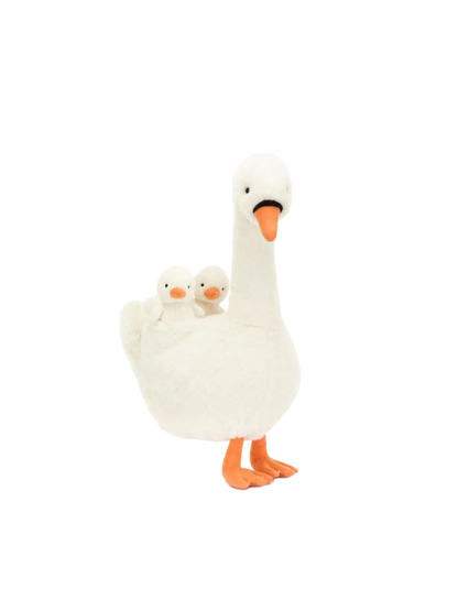 Miękka przytulanka Łabędź z młodymi Jellycat BEBE Concept 