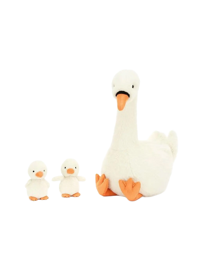 Miękka przytulanka Łabędź z młodymi Jellycat BEBE Concept 