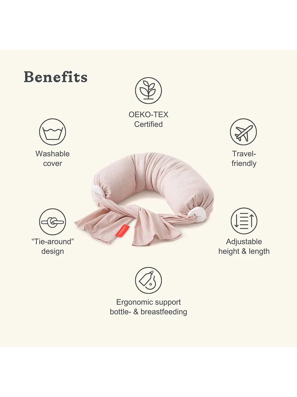 Poduszka do karmienia Nursing Pillow bbhugme BEBE Concept 