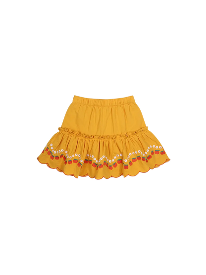 Apple Flower Crinkled Skirt Jelly Mallow BEBE Concept 