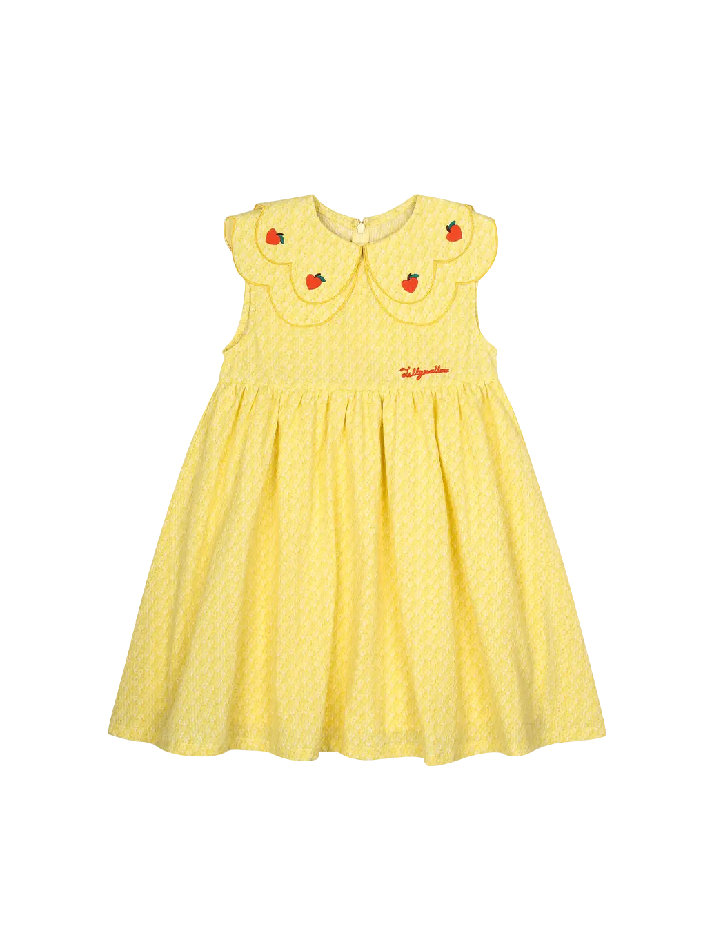 Heart Cherry Scallap Dress Jelly Mallow BEBE Concept 