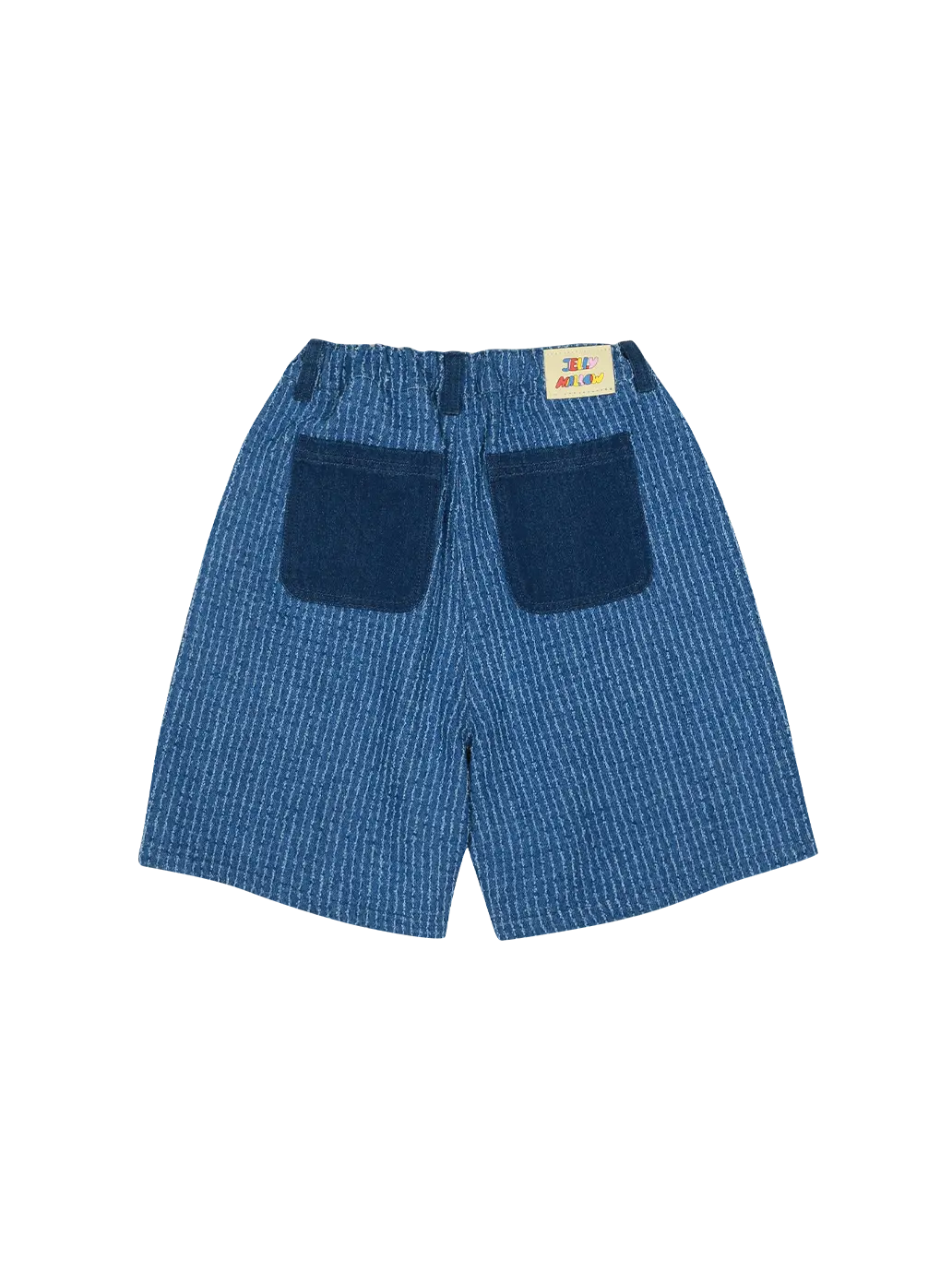 Broccoli Stripe Denim Shorts Jelly Mallow BEBE Concept 