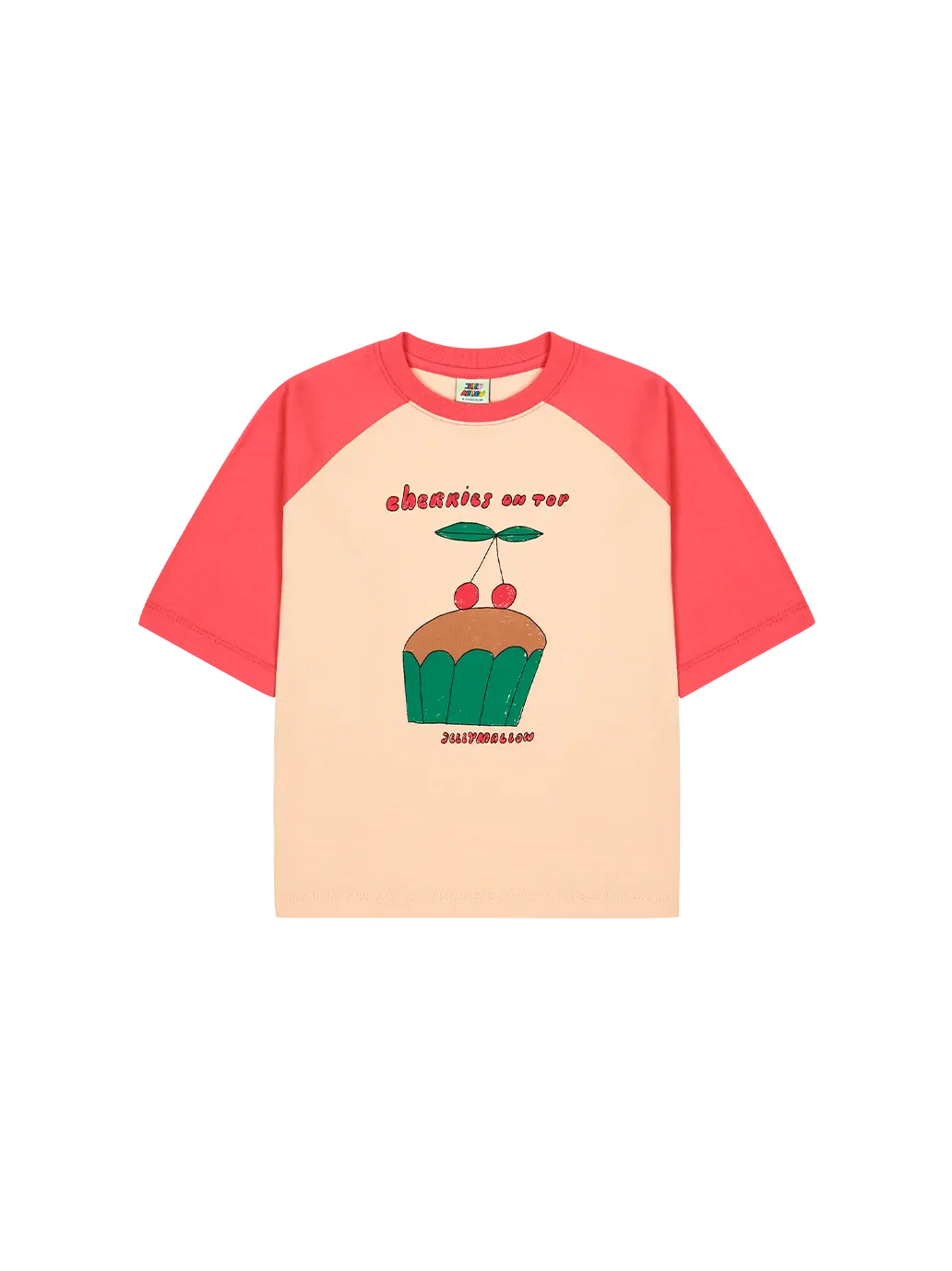 Cherry Cupcake Raglan T-shirt Jelly Mallow BEBE Concept 
