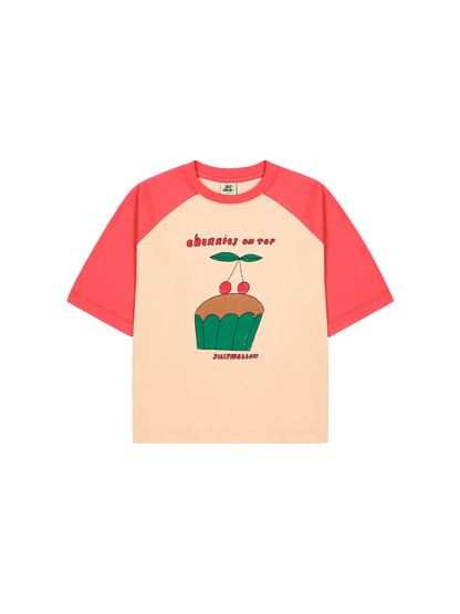 Cherry Cupcake Raglan T-shirt Jelly Mallow BEBE Concept 