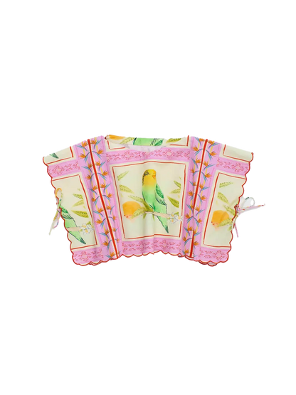 Birds Patchwork Top Maison Mangostan BEBE Concept 
