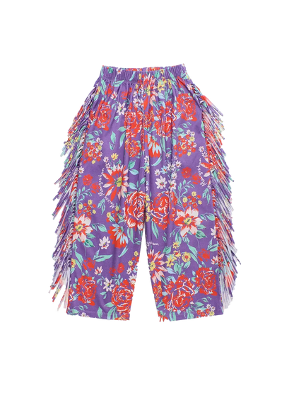 Beverly Floral Fringe Pants Maison Mangostan BEBE Concept 
