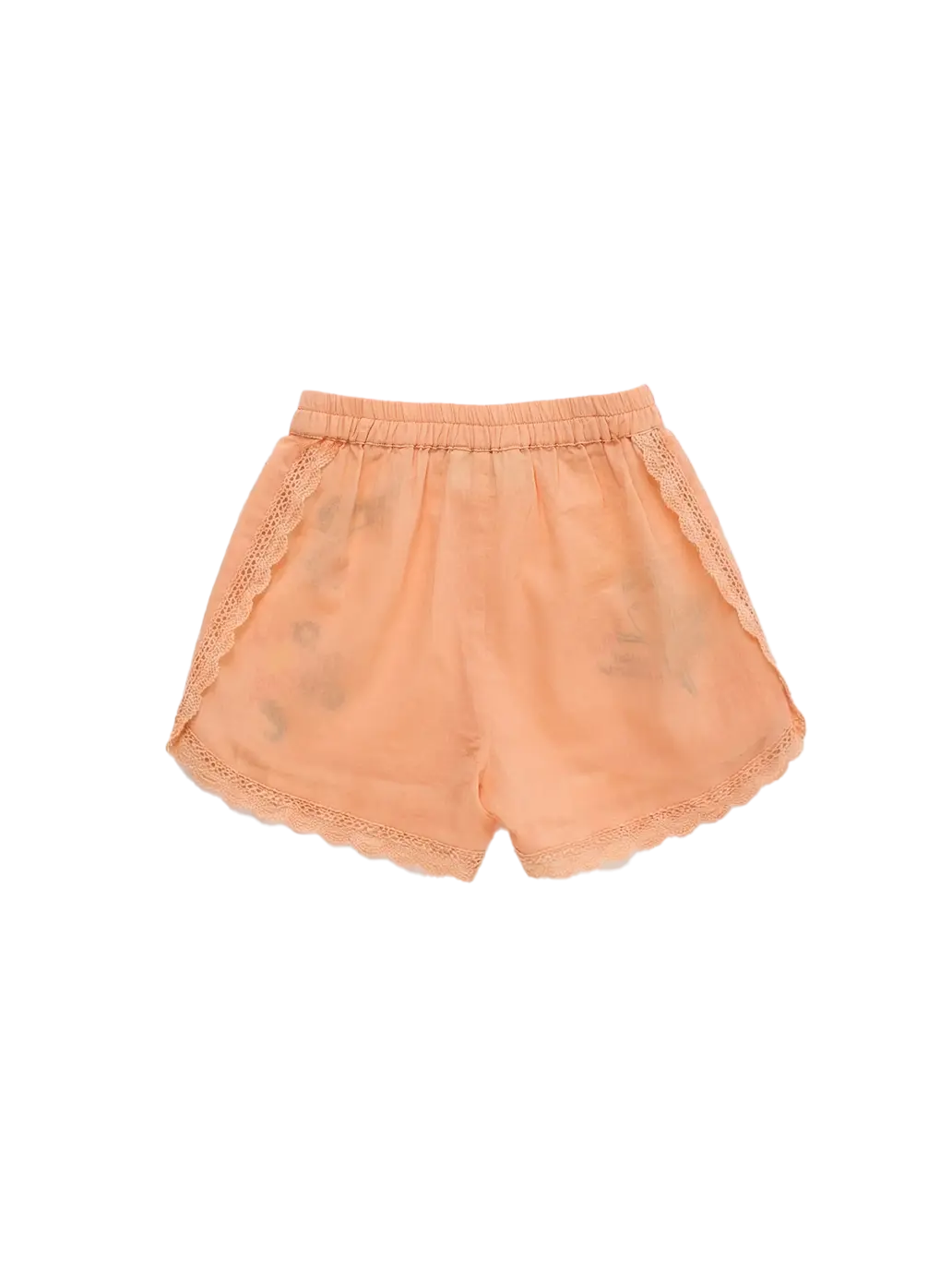 Birds Embroidered Shorts Orange Maison Mangostan BEBE Concept 