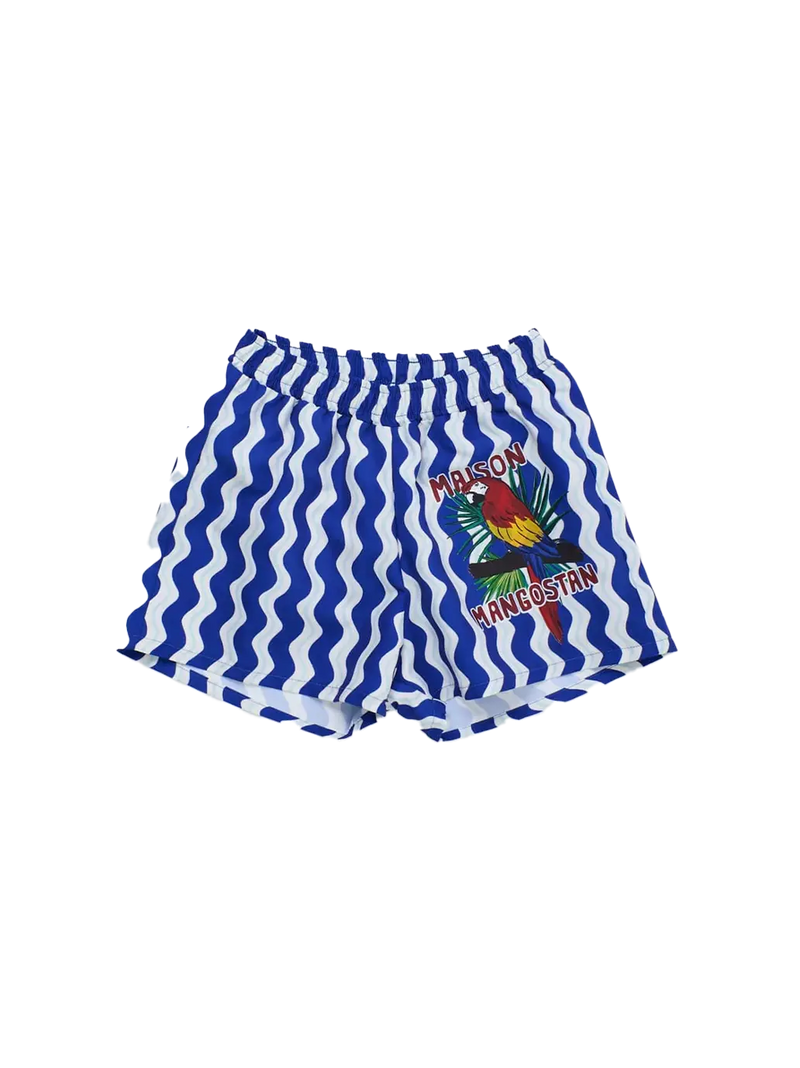 Loros Wavy Swimshorts Blue Maison Mangostan BEBE Concept 