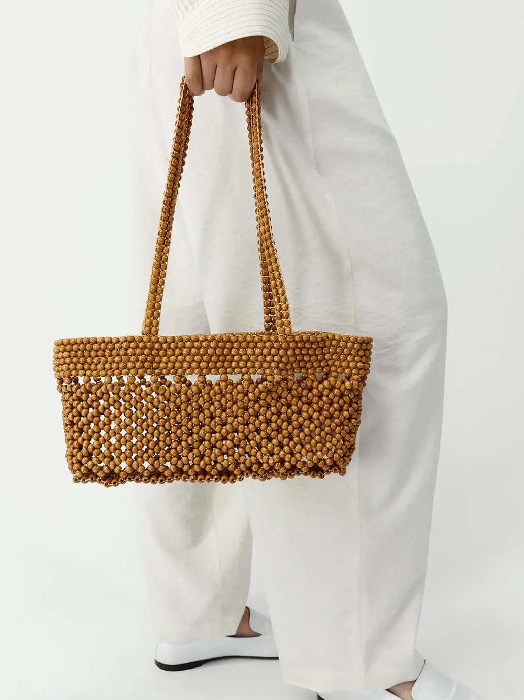 Wooden Beads Mini Bag Cordera BEBE Concept 