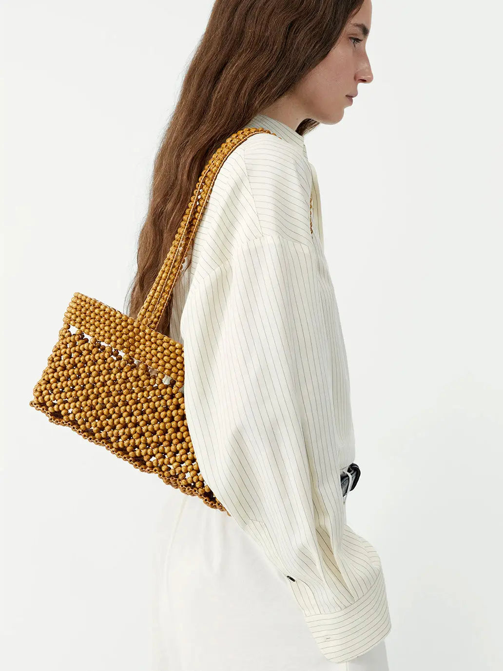 Wooden Beads Mini Bag Cordera BEBE Concept 