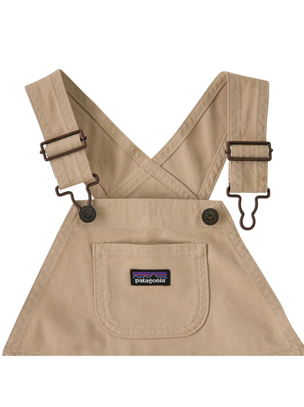 Ogrodniczki Baby Stand Up Shortalls OAR TAN