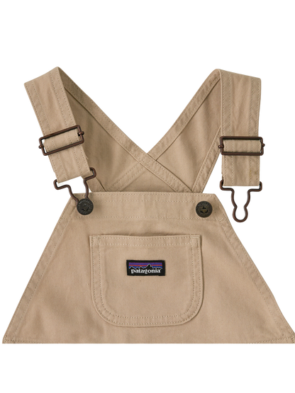 Ogrodniczki Baby Stand Up Shortalls OAR TAN