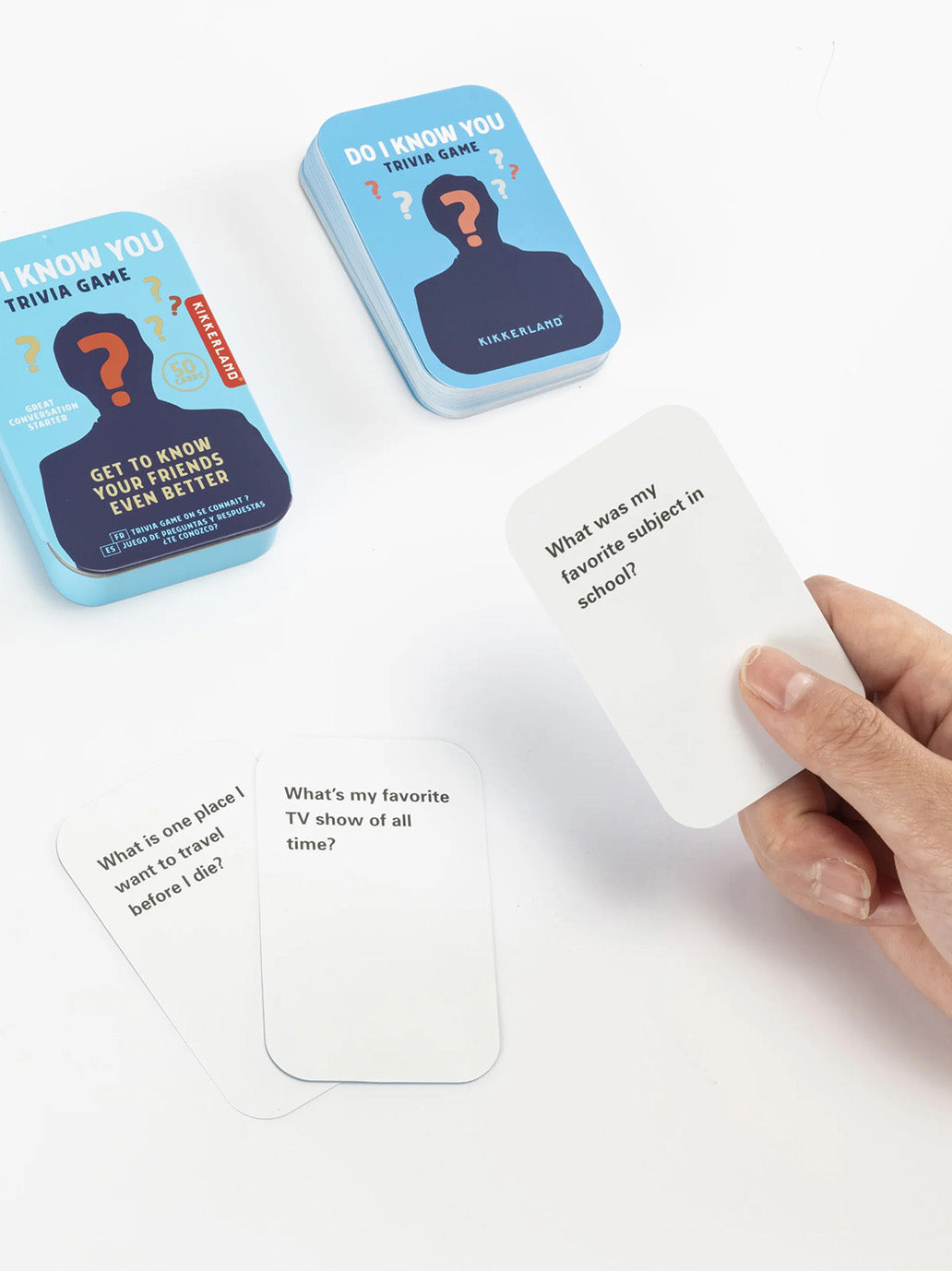 Quiz towarzyski Trivia Game Do I Know You? Kikkerland BEBE Concept 