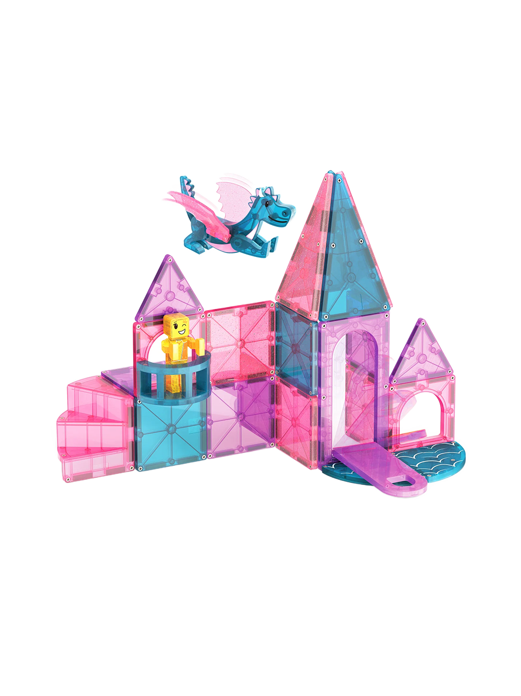 Klocki magnetyczne Magna Tiles Castle 25 el. Magna-Tiles BEBE Concept 