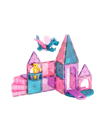 Klocki magnetyczne Magna Tiles Castle 25 el. Magna-Tiles BEBE Concept 