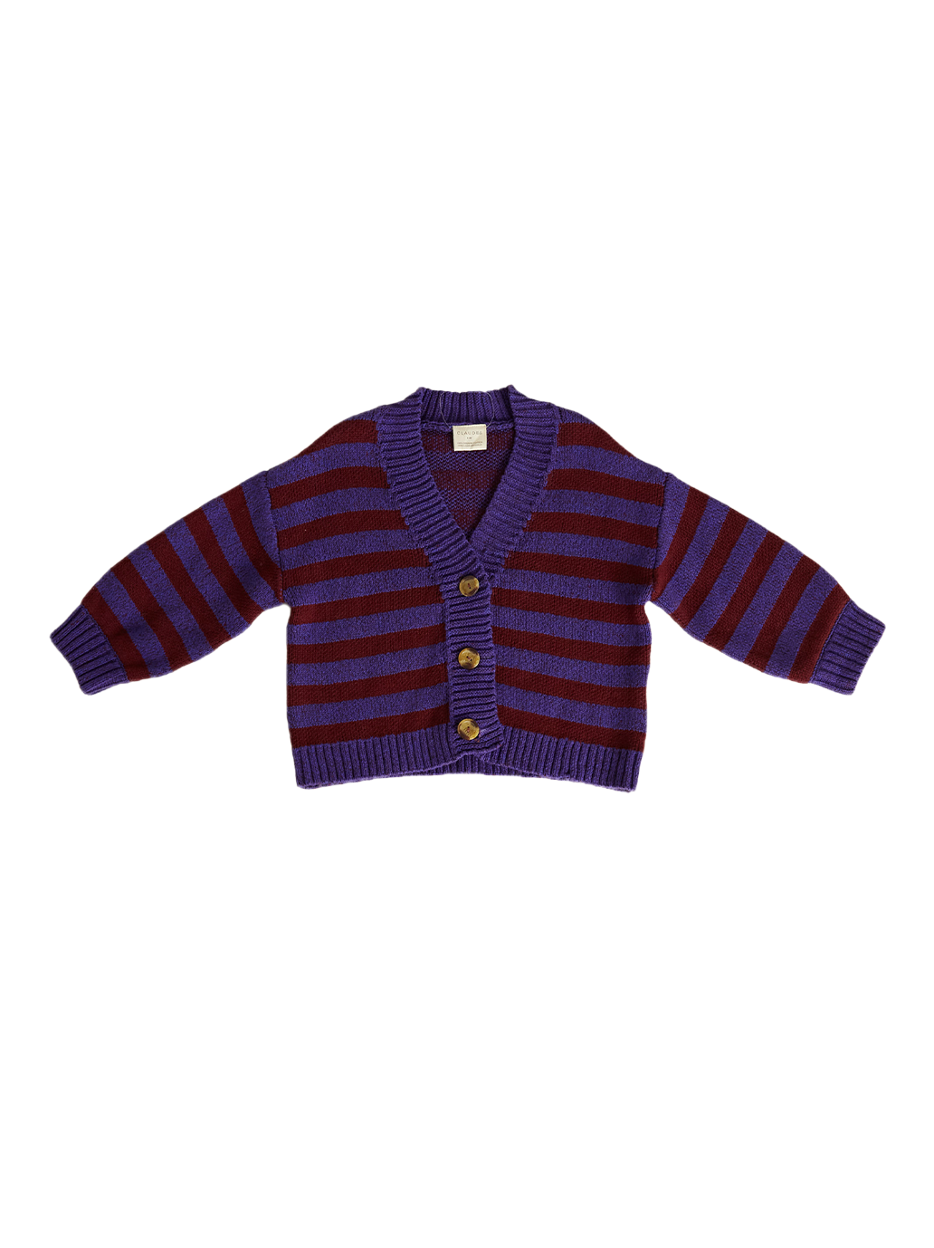 Kardigan Eben Purple Stripe Cardigan Claude&Co BEBE Concept 