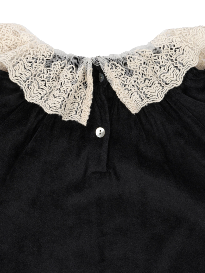 Aksamitna sukienka Venola Dress Konges Slojd BEBE Concept 