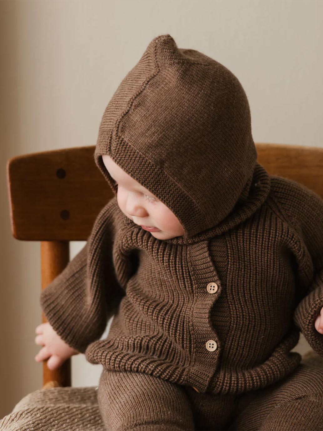Kominiarka z wełny merino Eddy Hvid BEBE Concept 