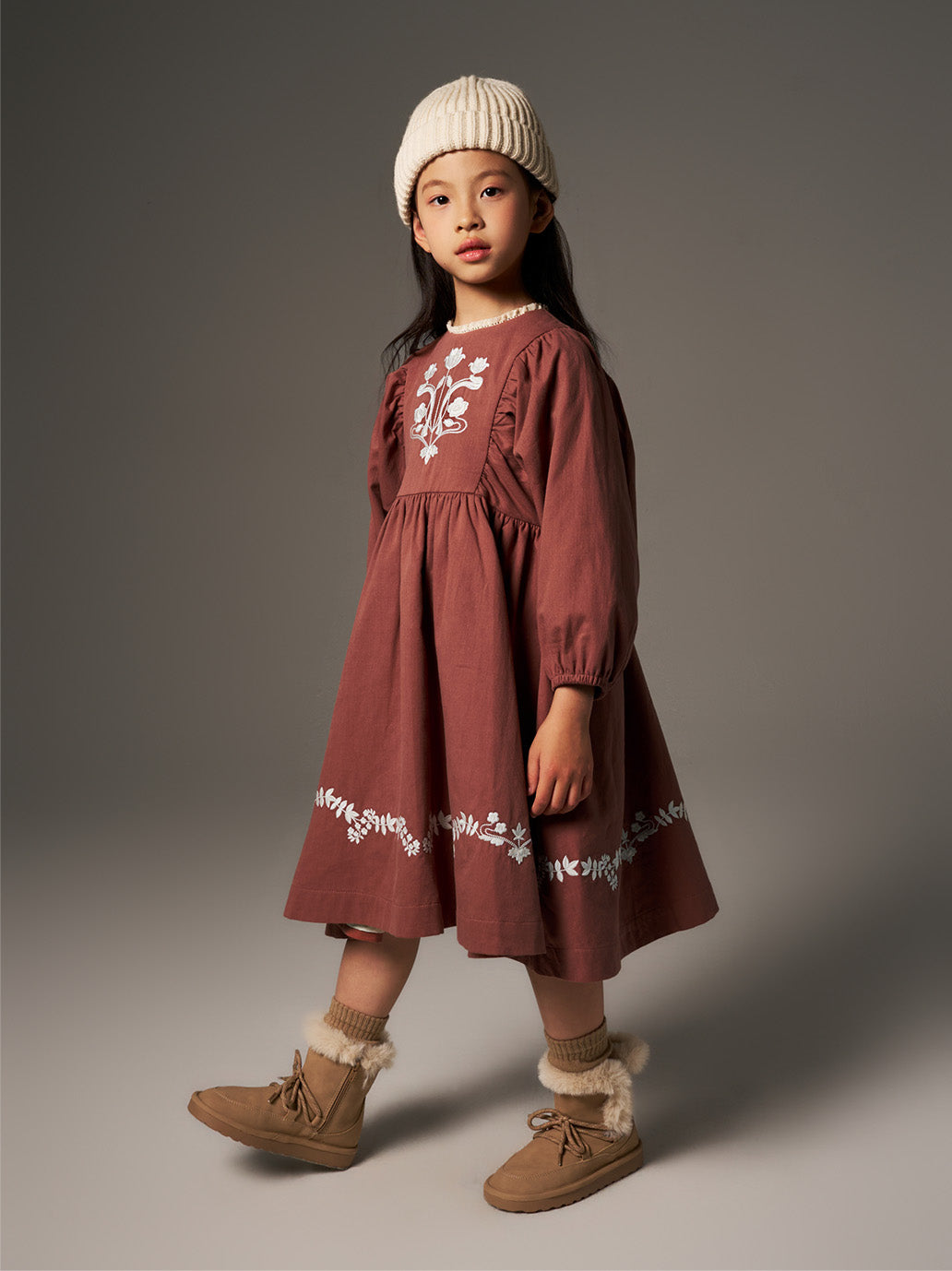 Sukienka Kana Dress Rust C'era una volta BEBE Concept 