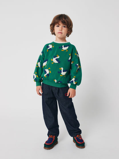Tic Tac Toe denim pants Kids Bobo Choses BEBE Concept 