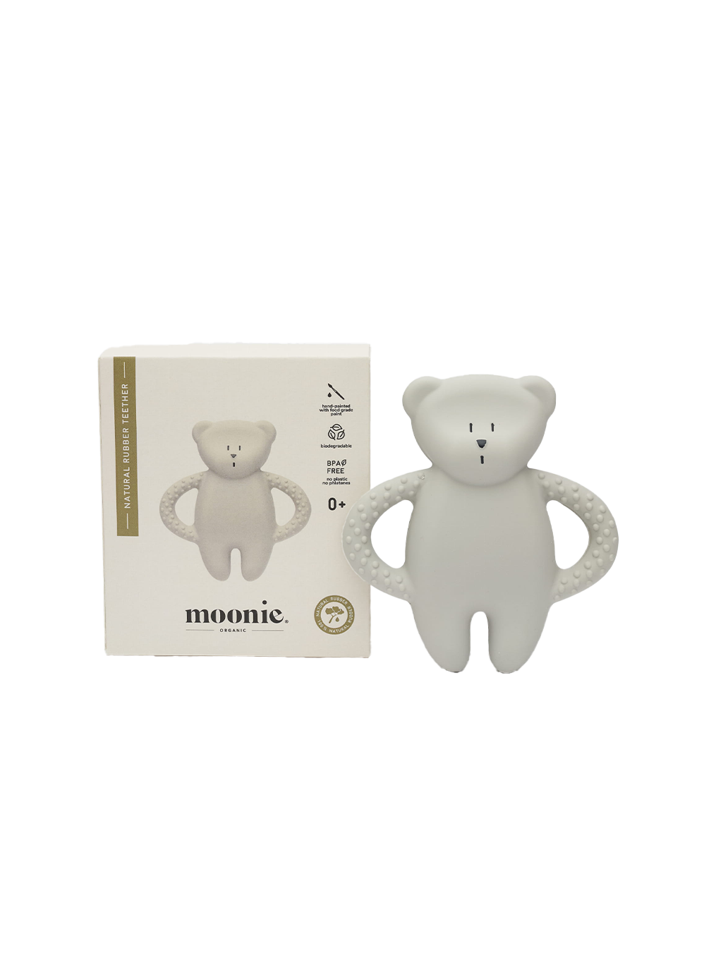 Gryzak z naturalnego kauczuku Moonie BEBE Concept 