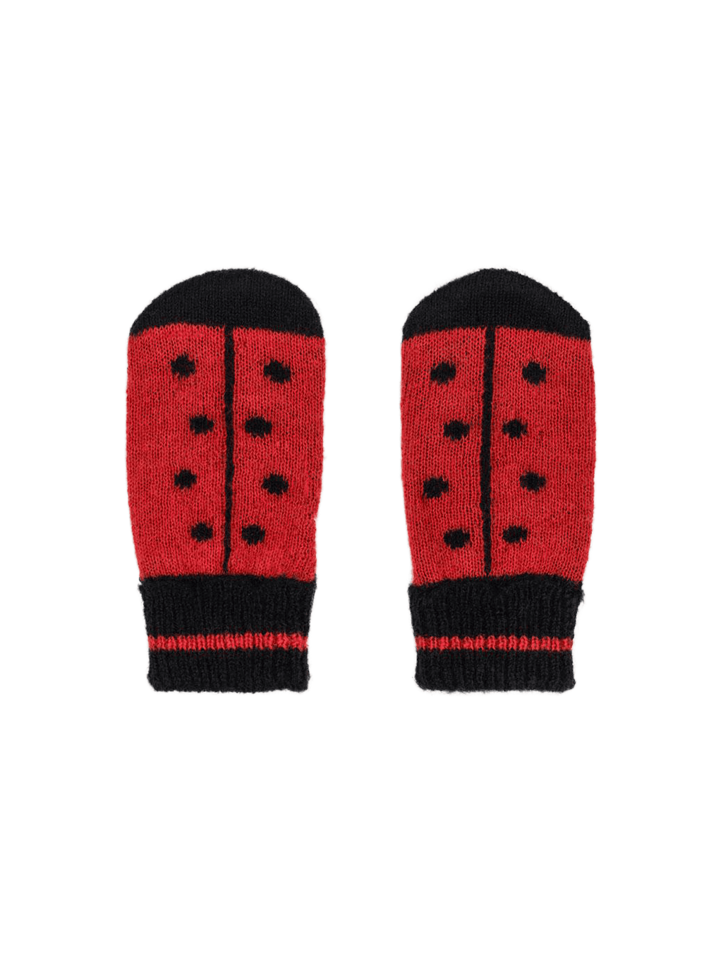 Rękawiczki merino Ladybug mittens Konges Slojd BEBE Concept 