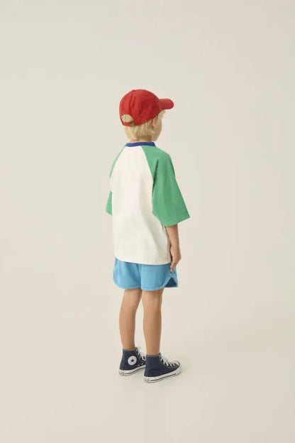 Color Block Green Tshirt The Campamento BEBE Concept 