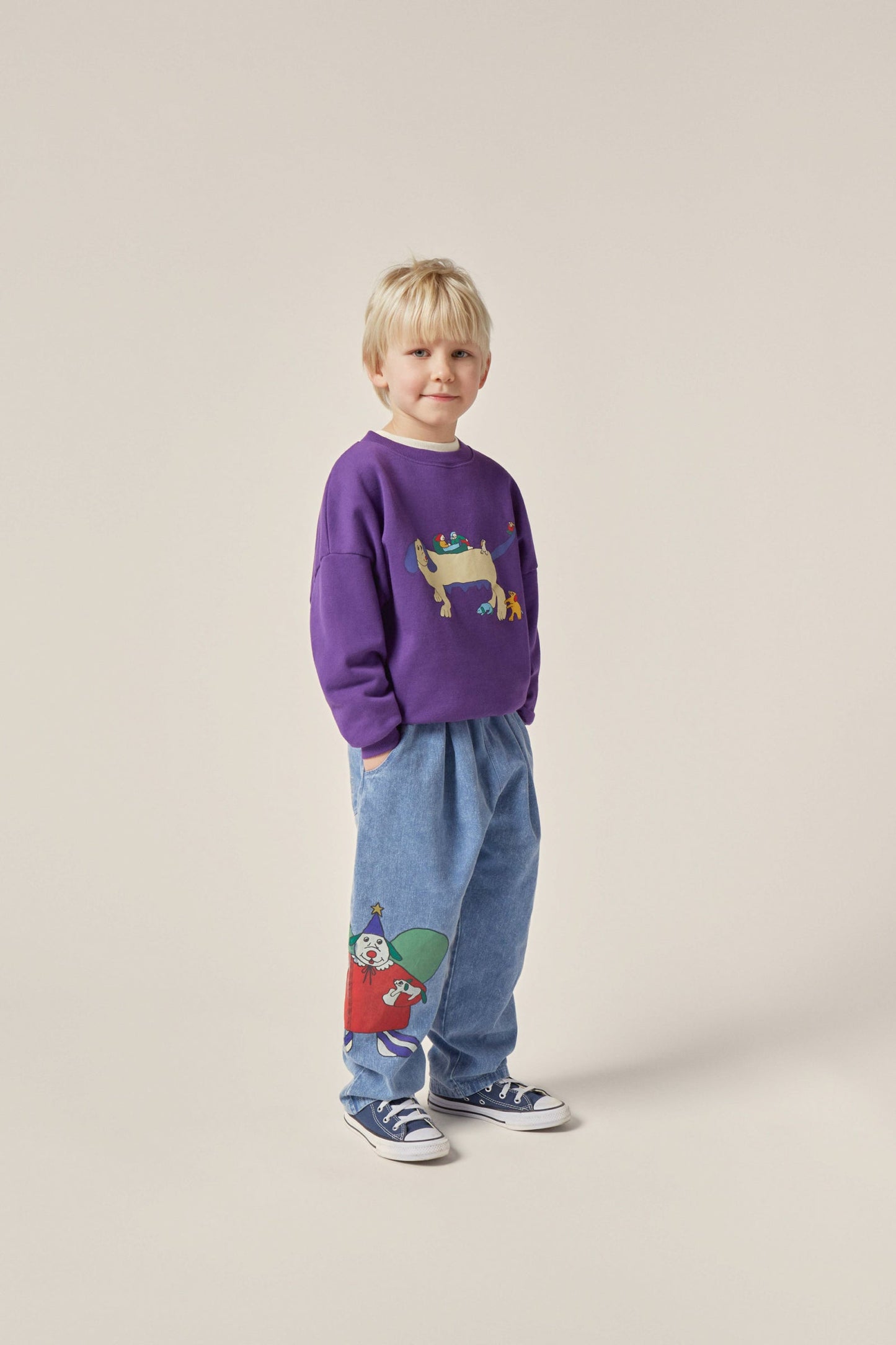 Spodnie Festive Dog Denim Trousers The Campamento BEBE Concept 