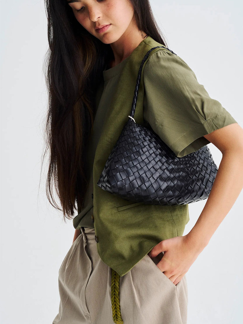 Skórzana torebka na ramię Rosanna Dragon Diffusion BEBE Concept 