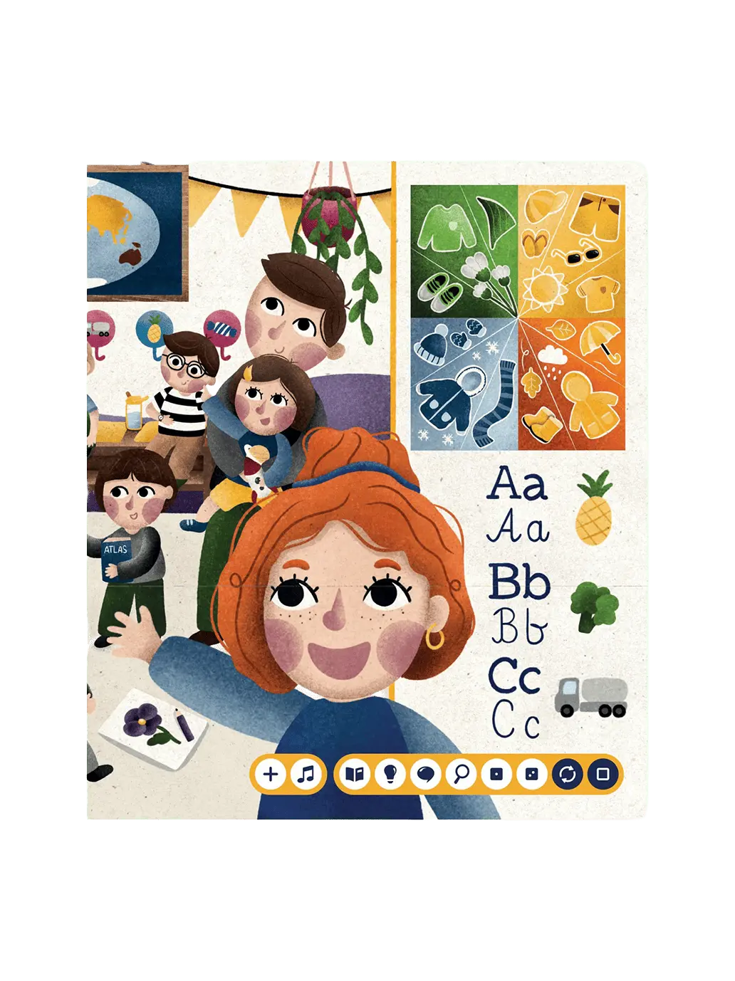 Elementarz przedszkolaka. Książka interaktywna Albi BEBE Concept 